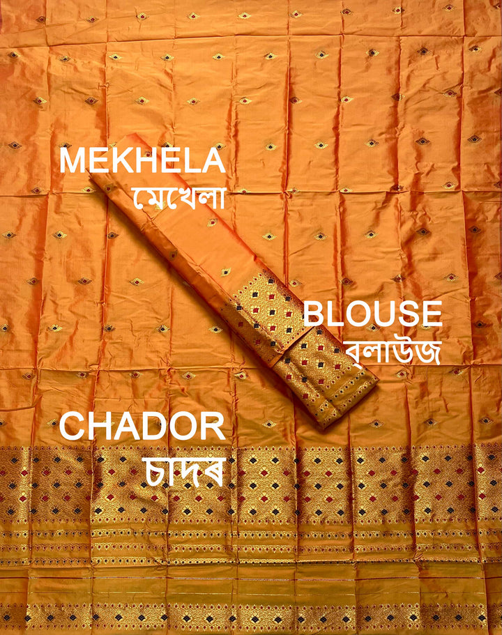 Small Buti Mix Set Mekhela Sador