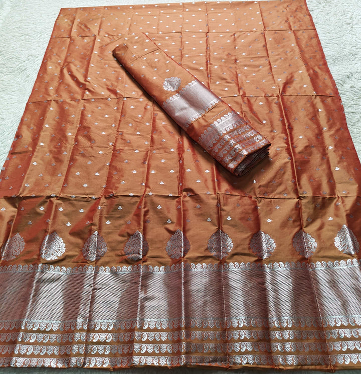 Silver Jari Mix Set Mekhela Sador