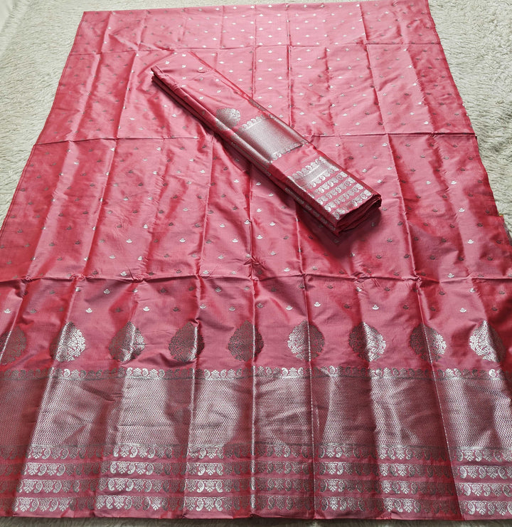 Silver Jari Mix Set Mekhela Sador