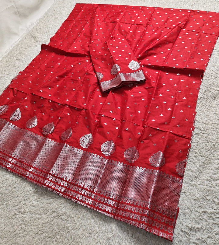 Silver Jari Mix Set Mekhela Sador