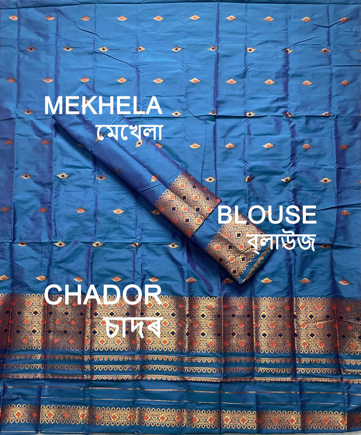 Small Buti Mix Set Mekhela Sador