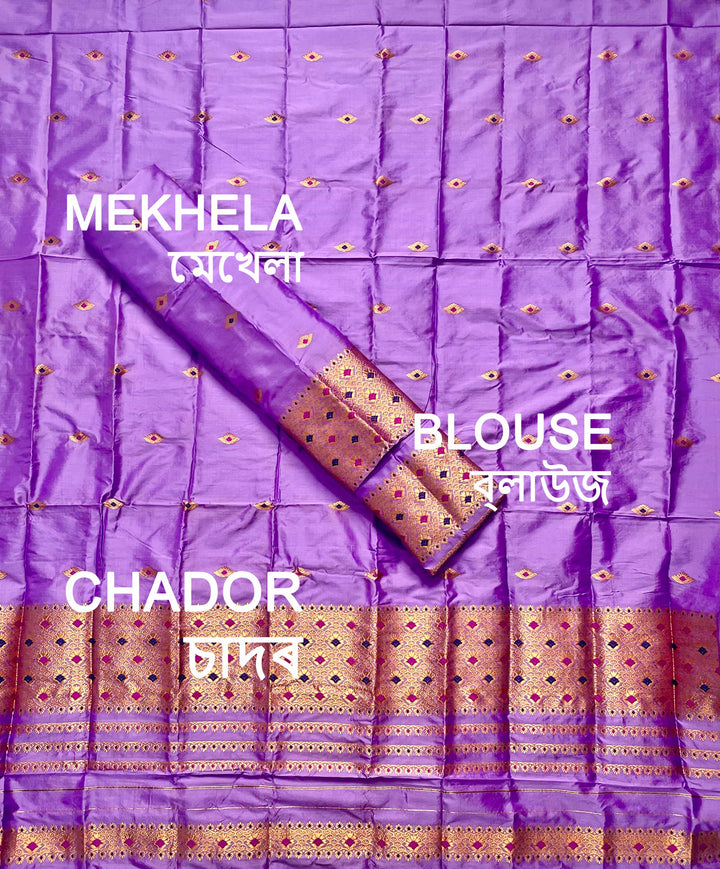 Small Buti Mix Set Mekhela Sador