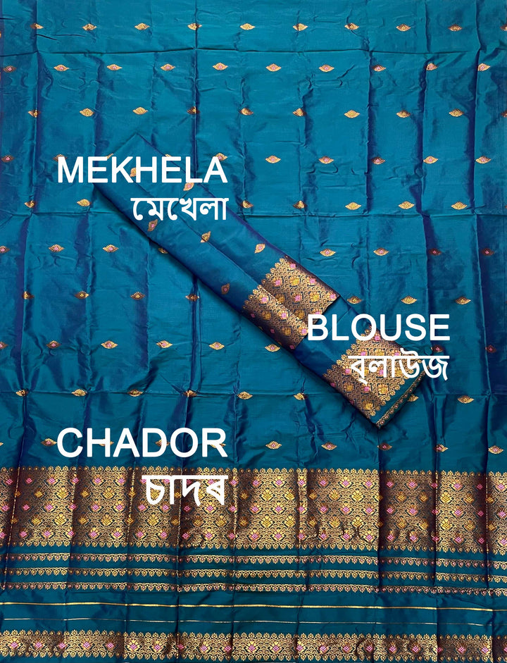 Small Buti Mix Set Mekhela Sador