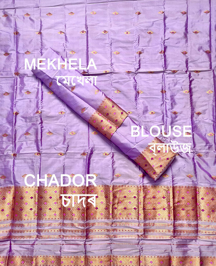 Small Buti Mix Set Mekhela Sador