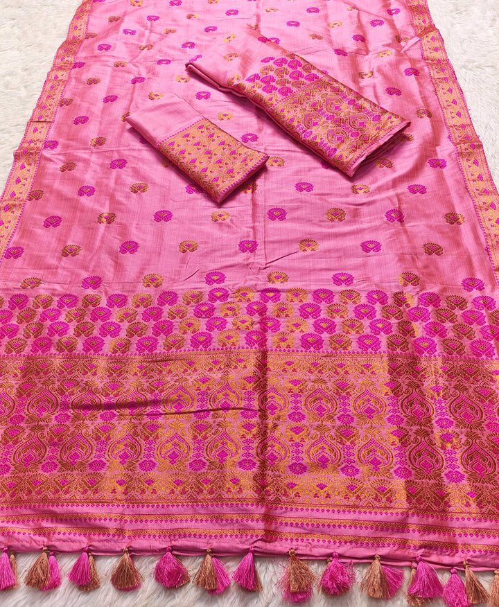 Ready-To-Wear Bhagalpuri Art Toss* Mekhela Sador