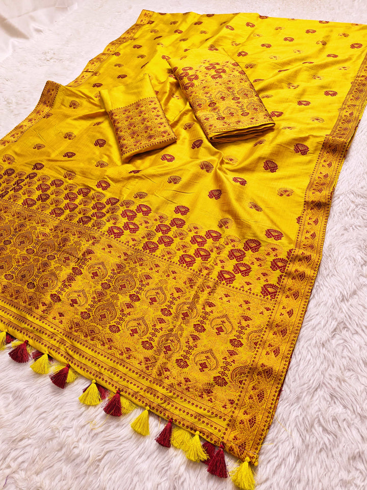 Ready-To-Wear Bhagalpuri Art Toss* Mekhela Sador