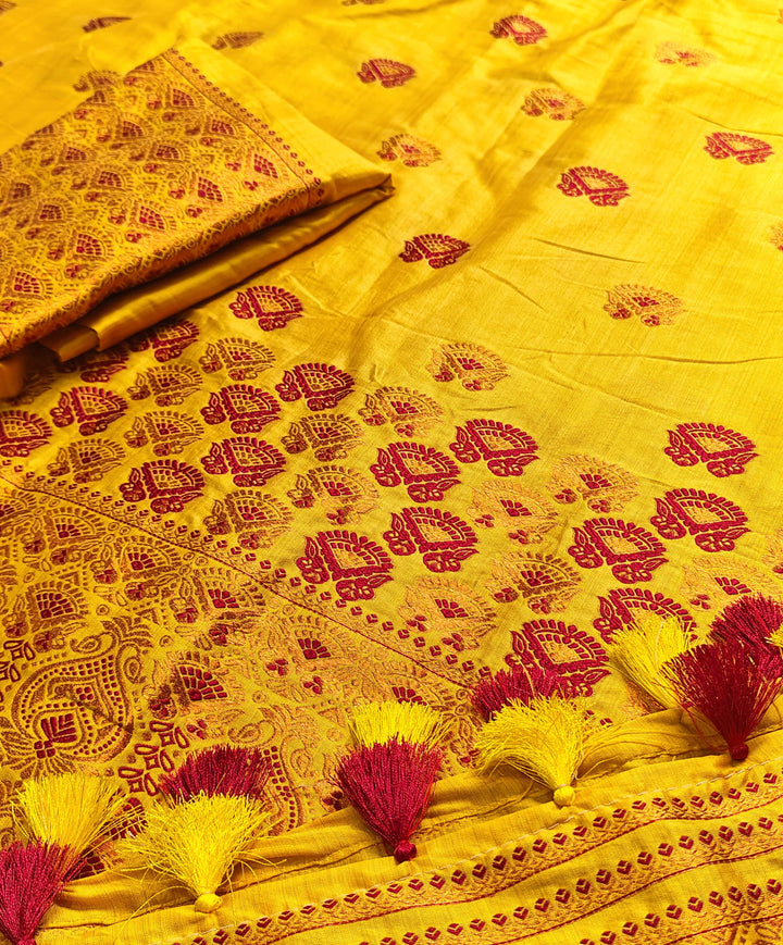 Ready-To-Wear Bhagalpuri Art Toss* Mekhela Sador