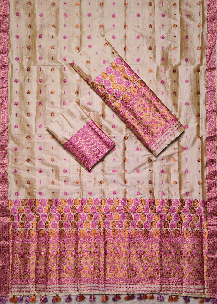 Ready-To-Wear Bhagalpuri Art Toss* Mekhela Sador