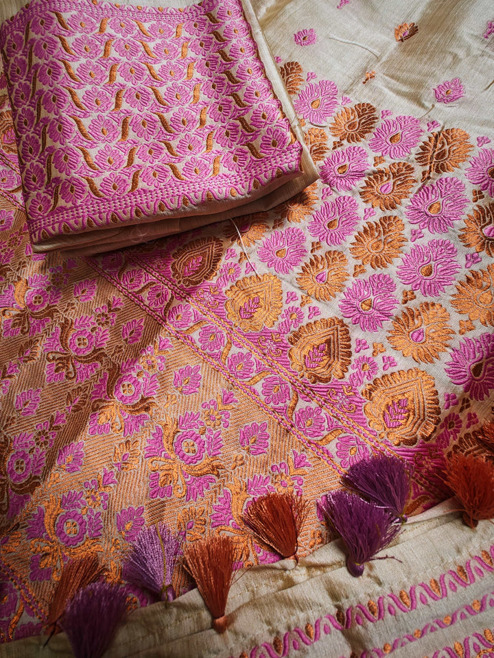 Ready-To-Wear Bhagalpuri Art Toss* Mekhela Sador