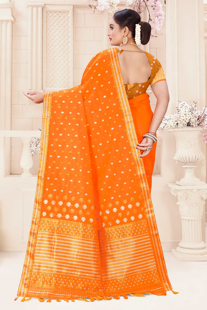 AC Cotton* Woven Assamese Saree