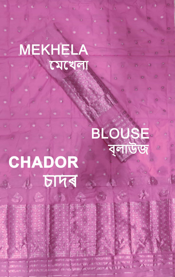 Colouring Jari AC Cotton* Mekhela Sador