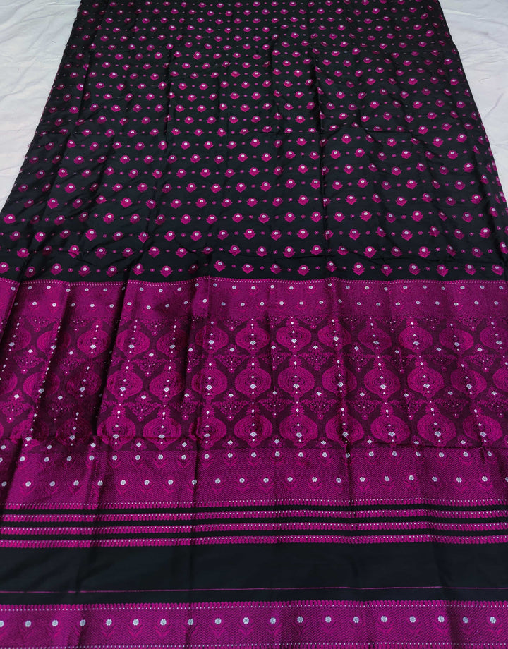 Colouring Jari Mix Set Black Mekhela Sador