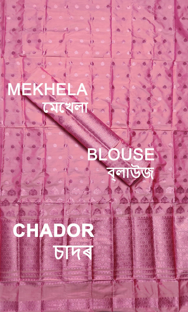 Colouring Jari Mix Set Mekhela Sador