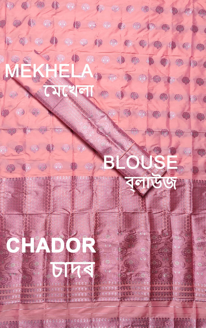 Colouring Jari Mix Set Mekhela Sador