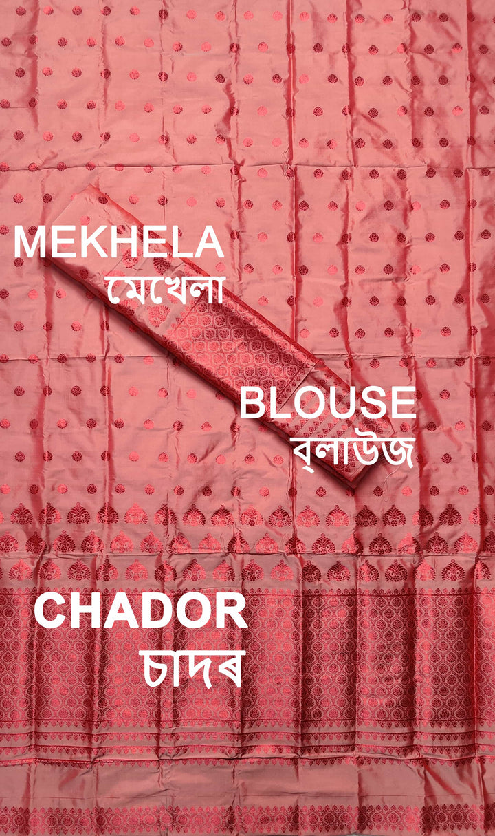 Colouring Jari Mix Set Mekhela Sador