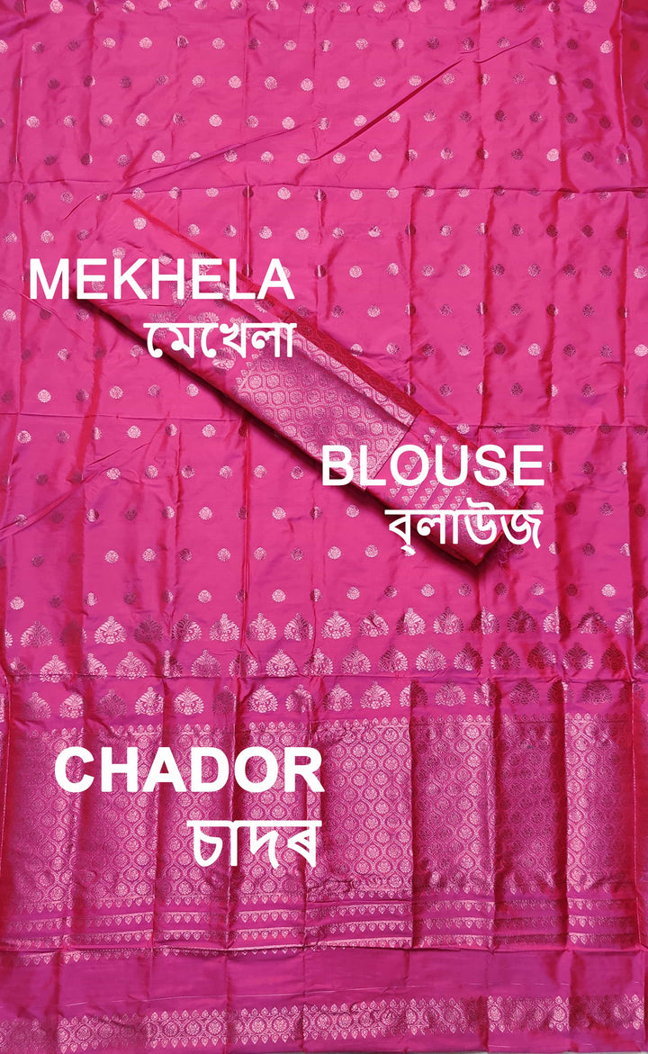 Colouring Jari Mix Set Mekhela Sador