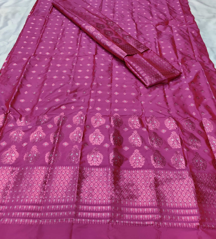 Colouring Jari Mix Set Mekhela Sador