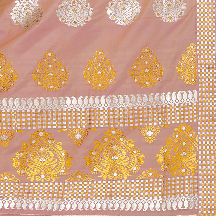 Gold-Silver Jari Mix Set Mekhela Sador