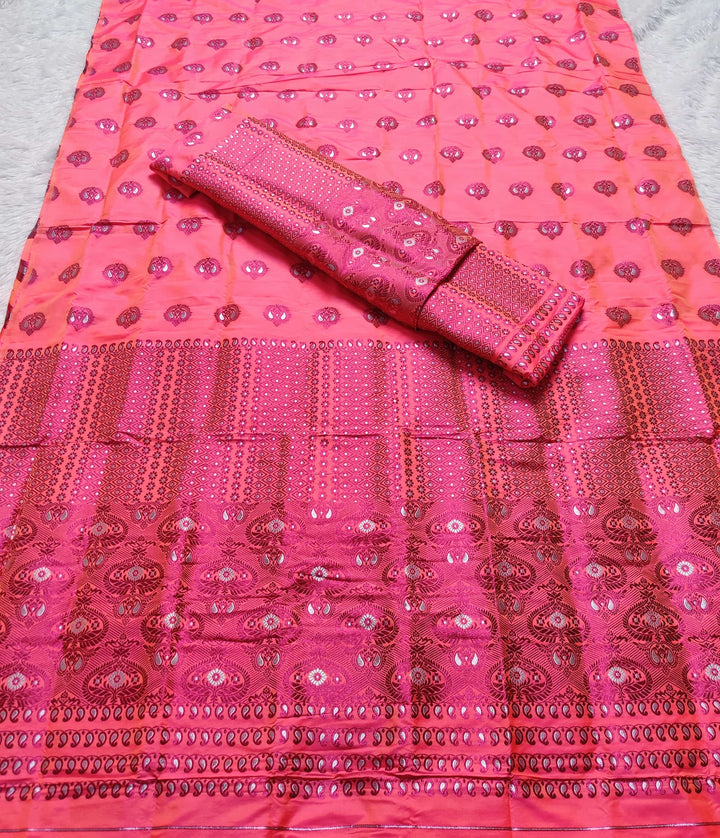 Colouring Jari Mix Set Mekhela Sador