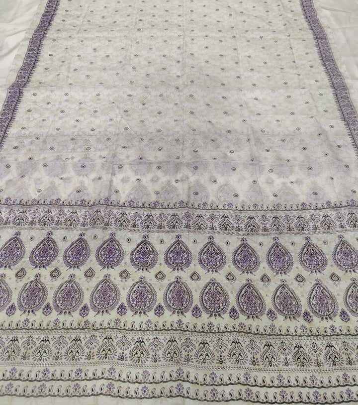 Printed Chanderi Cotton* Mekhela Sador - Braso Design